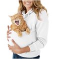 thumbnail image 3 of Meichang Pet Pouch Hoodie for Women Long Sleeve Hooded Pullover Puppy Pouch Sweatshirt Fleece Pet Carrier Sweatshirt Women Hoodies, 3 of 10