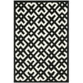 thumbnail image 4 of SAFAVIEH Chatham Jackson Geometric Wool Area Rug, Ivory/Black, 4' x 6', 4 of 10