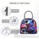 thumbnail image 4 of Easygdp Colorful Frog Among Flowers Bolsa de Almuerzo Insulada Grande, Forro de Aluminio, Diseño Espacioso, a Prueba de Fugas, Ideal para Trabajo, Picnics, Viajes y Actividades al Aire Libre, 4 of 6