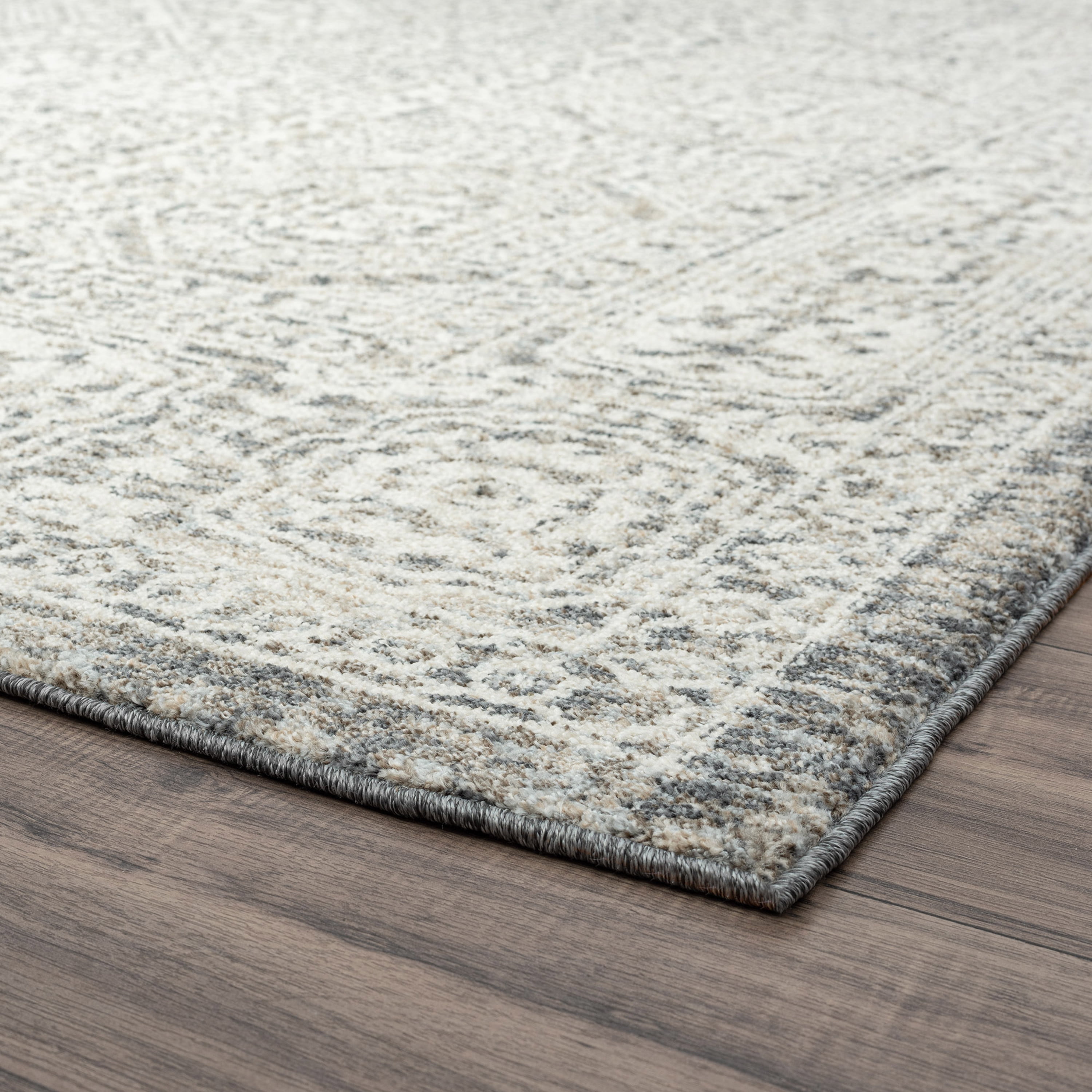 Bliss Rugs Traditional Oriental Area Rug, Geometric Indoor Rugs for Living Room, Dining Room, Bedroom | Cream, 8' x 10' (7'11''x10'3'')