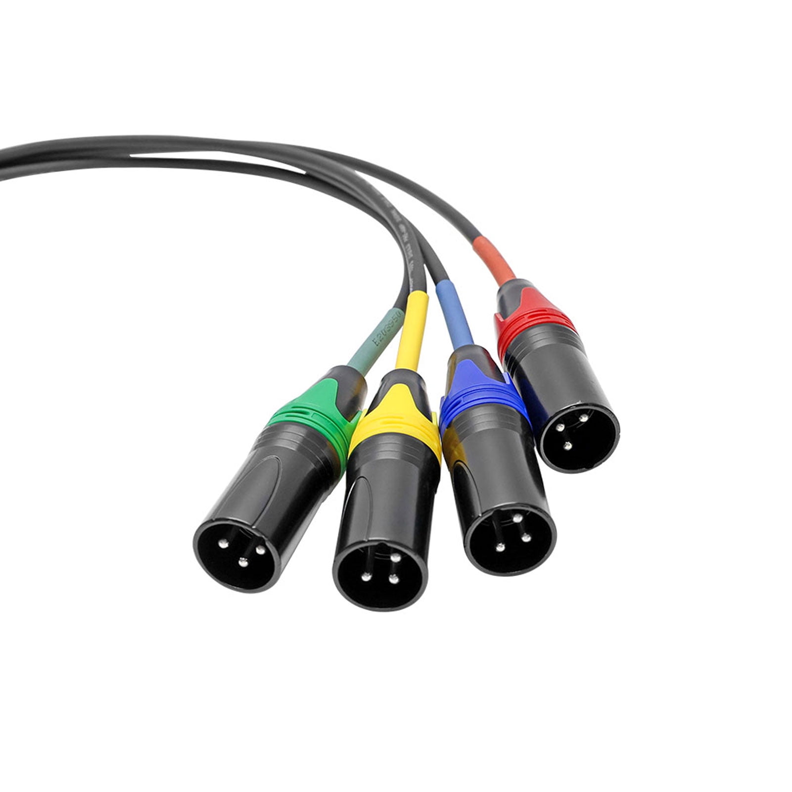 Guitar 4 Channel XLR RJ45 Sound Extender Cable Metal Case 328ft Transmission Balanced Signal for Studio Recording Stage Equipment
