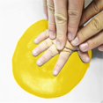 thumbnail image 3 of 2PC20g Baby Care Hand Foot Inkpad Soft Clay Washless Footprint Barro (Amarillo) Ehuebsd sin BPA, 3 of 8