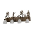 thumbnail image 2 of Meyda Tiffany 165087 Quail Hunter 4 Light 29" Wide Vanity Light - Copper, 2 of 3