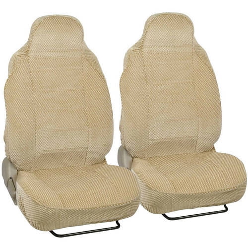 BDK Scottsdale Car Seat Covers, Premium Cloth Front Pair, 2pc, For Car/SUV