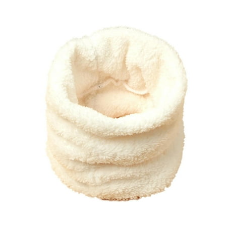 

Zlekejiko Children s Pullover Scarf Boys And Girls Plush Padded Scarf Children Plus Velvet Collar