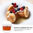 thumbnail image 3 of OULII 50 Pcs Aluminum Baking Cup for Festive Occasions in Orange, 3 of 4