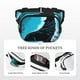 thumbnail image 5 of Fotbe Blue Full Moon Wolf Cangurera Cuadrada con Estampado de Doble Capa, Bolsa de Cintura Ajustable Mini para Hombres y Mujeres, 5 of 9