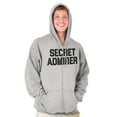 thumbnail image 5 of Secret Admirer Funny Valentines Day Zip Up Hoodie Men's Women's Brisco Brands S, 5 of 6