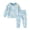 Light Blue, variant on Gubotare Pjs Sets for Girls Girls Pajamas, Cute Soft Warm Winter Longsleeve Sleepwear Set for Teens (Light Blue,7-8 Years)