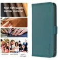 thumbnail image 5 of Wallet Case for Google Pixel 8, Magnetic PU Leather Kickstand Flip Cover with 3 Card Slots Holder TPU Shockproof Interior Folio Phone Case Compatible for Google Pixel 8, Green, 5 of 8