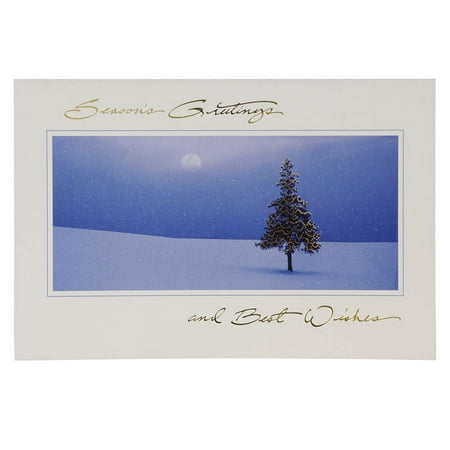 JAM Paper® Christmas Card Set -Best Wishes -