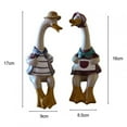 thumbnail image 4 of Creativa estatua de resina escritorio Animal modelo decoración hogar Oficina sala de Sunnimix estatua de pato, 4 of 8