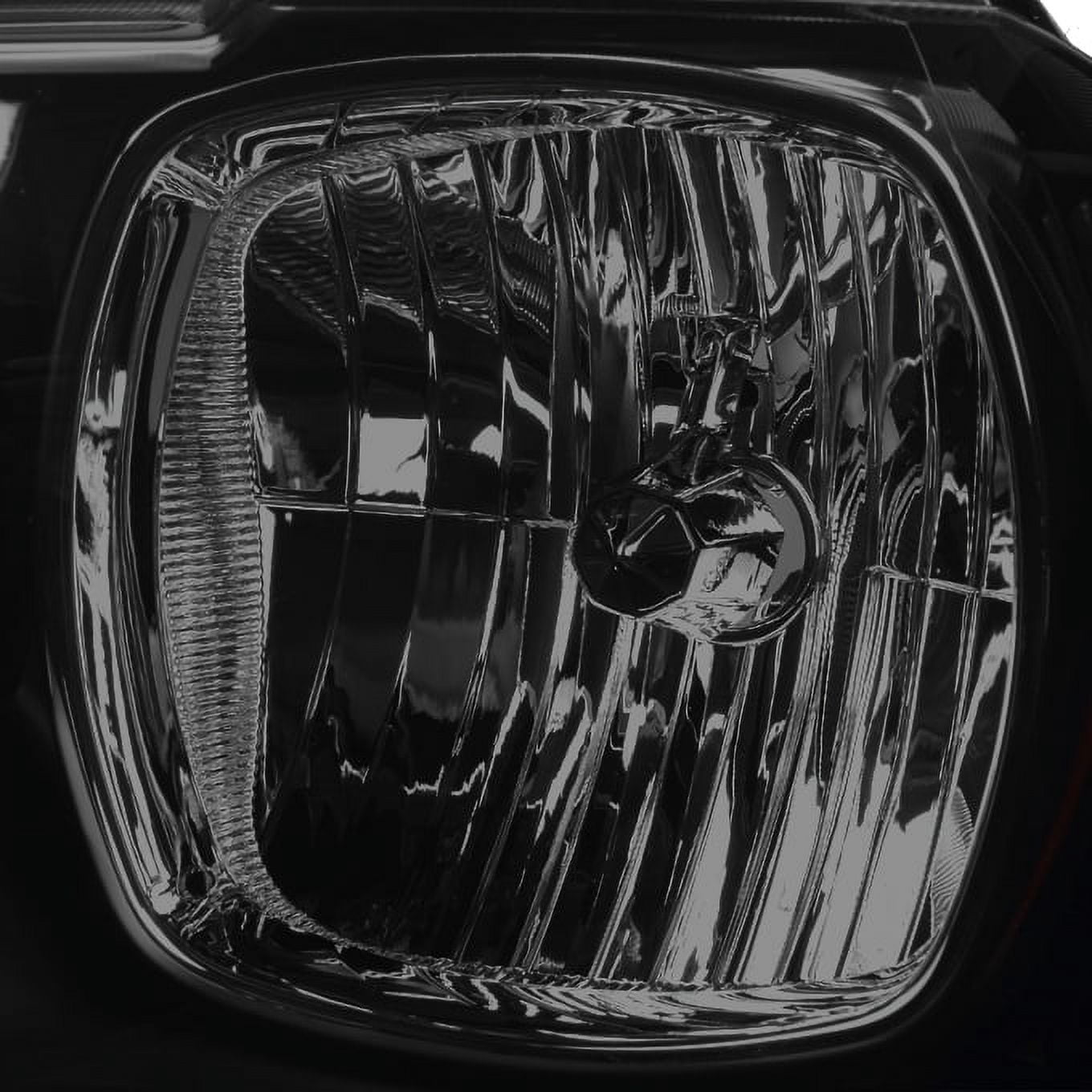 AKKON - For Black Smoke 11-14 Dodge Charger Headlights Front Lamps Direct Replacement Pair Left + Right