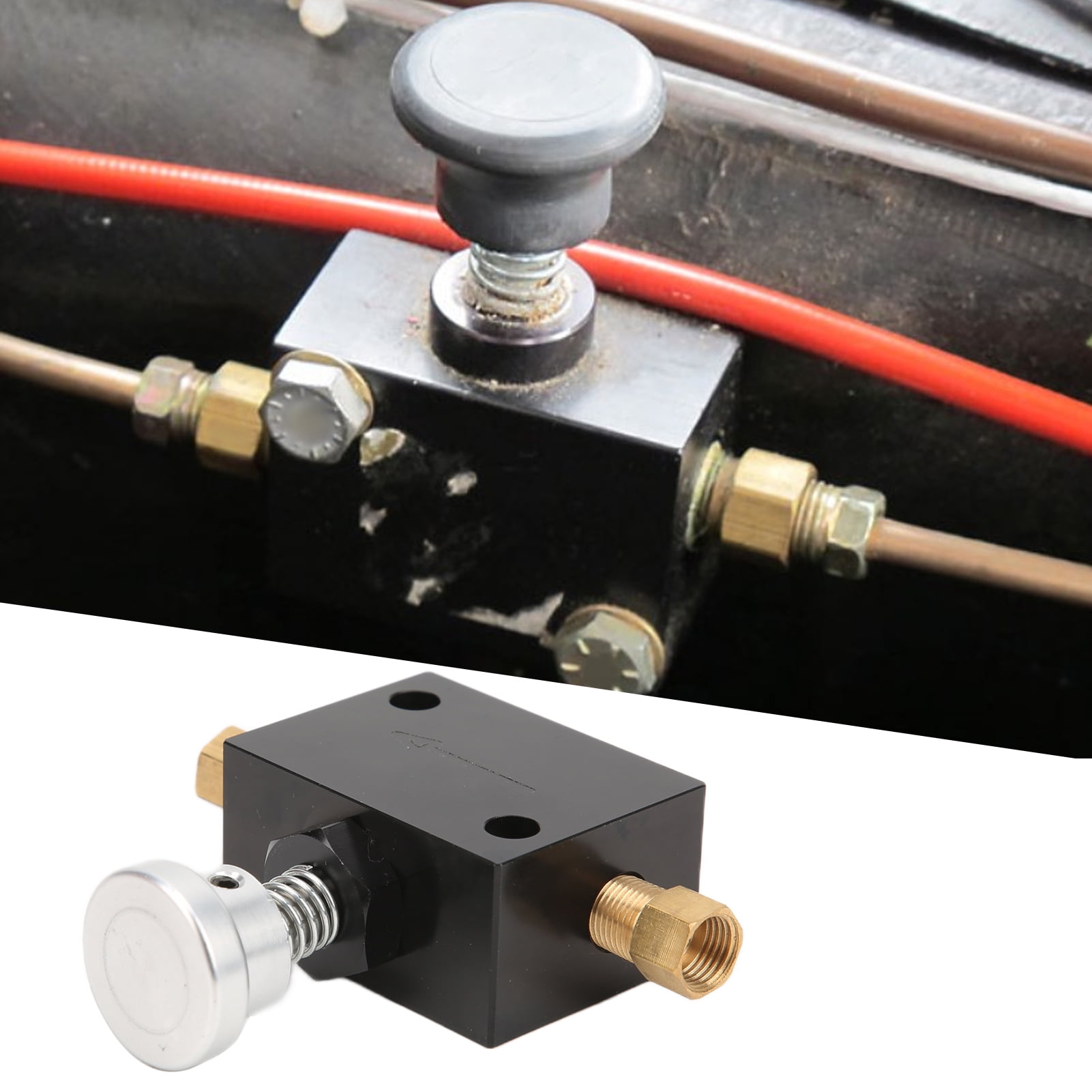 LYUMO Manual Brake Lock,Manual Hydraulic Brake Line Park Lock Pressure Holder For Car Truck Disc