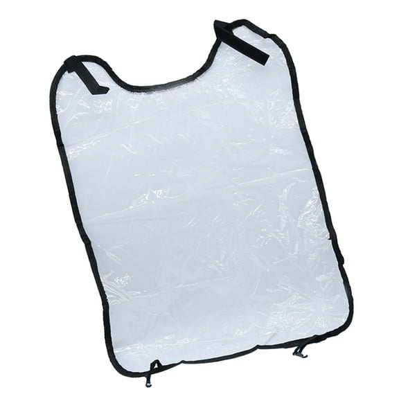 1PC Transparent Car Seat Back Protector Pad Anti-Kick Mat Cover for Kids Children Black
