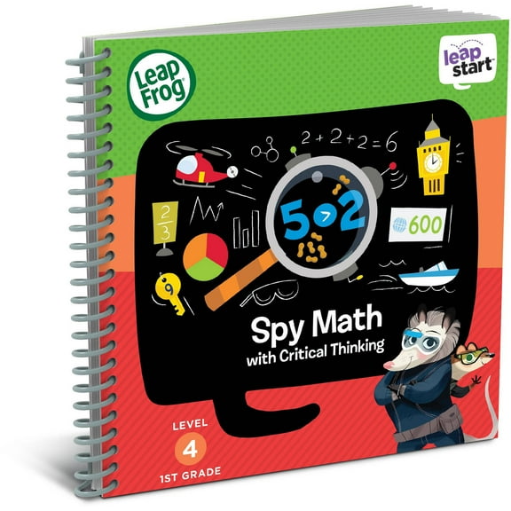 LeapFrog LeapStart 1st Grade Activity Book: Spy Math and Critical Thinking