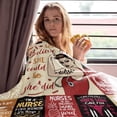thumbnail image 4 of Nurse Gifts for Women Nurse Appreciation Gifts RN Gifts for Nurses Nursing Student Graduation Nurse Retirement Birthday Gifts, Christmas International Nurses Day Gifts Throw Blanket 60\u201dX50\u201d, 4 of 6