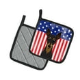 thumbnail image 2 of Carolines Treasures BB2170PTHD Flag and Min Pin Pair of Pot Holders , 7.5HX7.5W, multicolor, 2 of 3