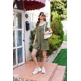 thumbnail image 6 of Ekouaer Women Rompers Summer Short Overalls Waffle Jumpsuit Casual One Piece Beach Outfits Vacation Clothes, 6 of 6