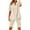 Khaki, variant on Feancey Linen 2 Piece Sets for Women Summer Casual Short Sleeve Shirts Matching Bermuda Shorts Lounge Set 2025 Trendy Vacation Beach OutfitsBlue L