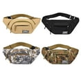 thumbnail image 6 of Waterproof Nylon Multi-layer Camouflage Sling Bag Fanny Pack Outdoor Waist Bag Phone Pouch E, 6 of 8