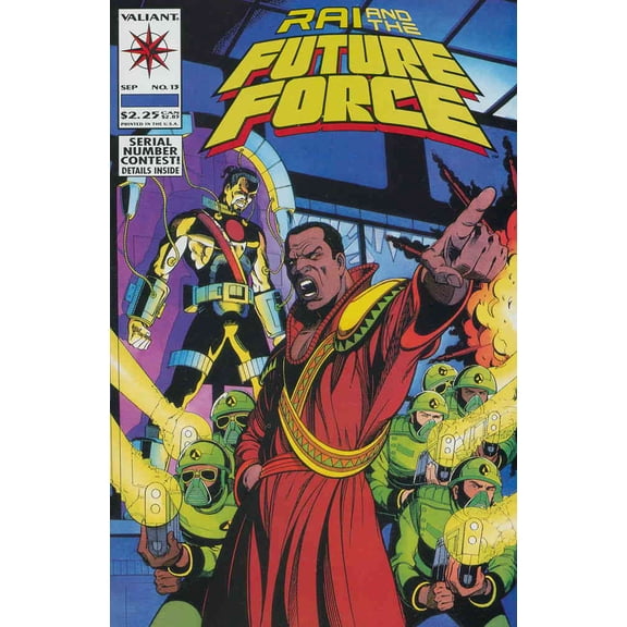 Rai and the Future Force #13 VF ; Valiant Comic Book