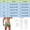 thumbnail image 2 of yocbz Swim Shorts For Men Male Seaside Beach Sports Camouflage Multicolored Triangle Drawstring Swim Trunks Mint Green,M, 2 of 3
