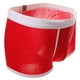 thumbnail image 3 of Calzoncillos tipo bóxer suaves para hombre, con estampado de letras, color rojo, talla 2XL, 3 of 9
