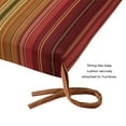 thumbnail image 4 of Greendale Home Fashions Outdoor 43'' x 20'' High Back Chair Pad, Kinnabari Stripe, 4 of 7