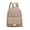 Sand, variant on MKF Collection Dimitria Women Backpack, Quilted and Smooth Bookbag Purse Handbag Fashion Travel Daypack Bag by Mia K - Brown