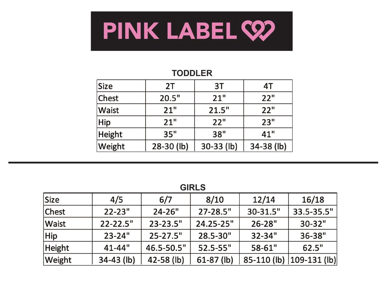 Pink Label Toddler Girls Pink Label Toddler Girls Undershirt Camis, 6-Pack 6-Pack (2T-4T)