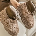 thumbnail image 6 of Lovskoo 2024 Women's And Men's Slippers Winter Warm Padded Outer Wear Thick Bottom Fleece Warm Home Indoor Leisure Non-Slip Warm Thickened Couple Shoes Coffee, 6 of 6