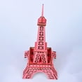 thumbnail image 4 of EeaseMX Rompecabezas de madera 3D de la Torre Eiffel, juguete educativo, rompecabezas divertido para niños (rojo), 4 of 8