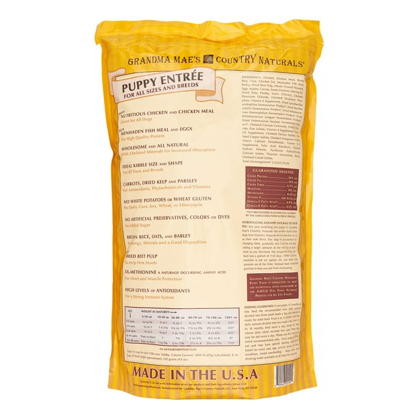 Grandma Mae's Country Naturals MultiProtein Puppy Entrée 14 Lb