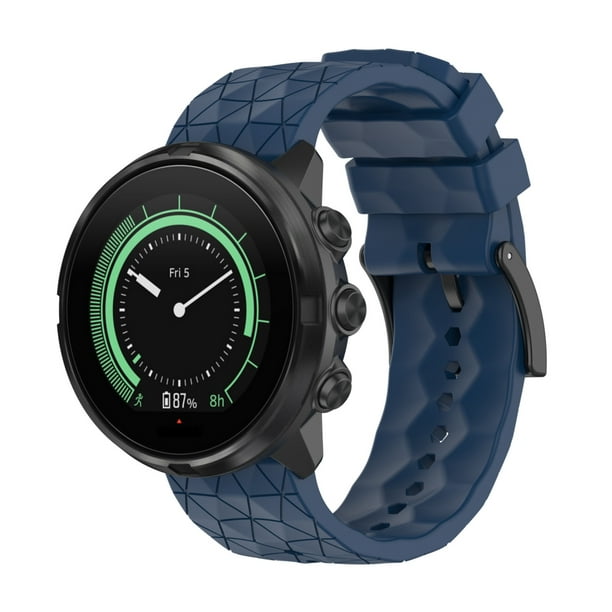 Correa de silicona compatible con reloj inteligente Suunto 9 GPS/correa de repuesto para muñeca deportiva SUUNTO 9 Baro HR