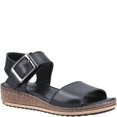 thumbnail image 1 of Hush Puppies Womens Ellie Leather Wedge Sandals, 1 of 4