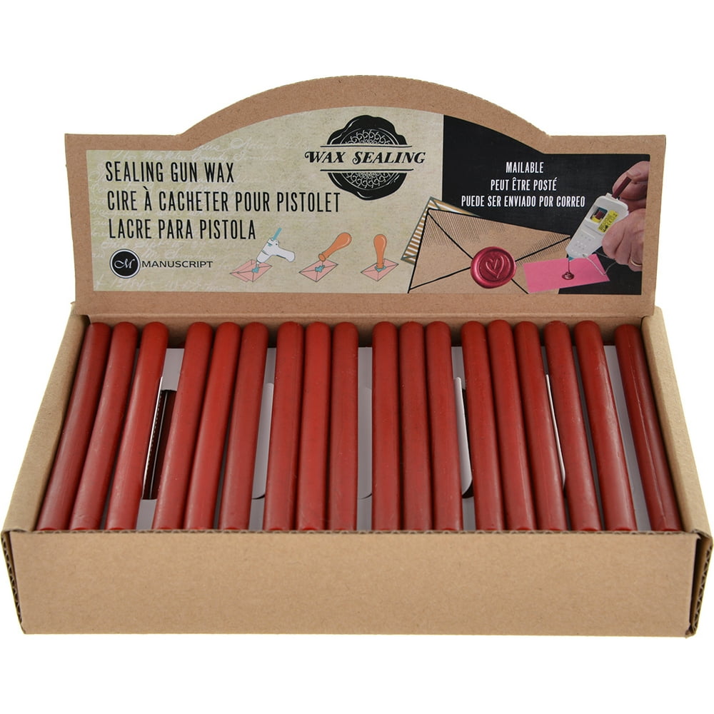 Sealing Gun Wax 72/PkgRed