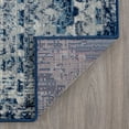 thumbnail image 5 of Traditional 2x8 Area Rug (2'3'' x 7'3'') Medallion Blue, Cream Indoor Runner Easy to Clean, 5 of 8