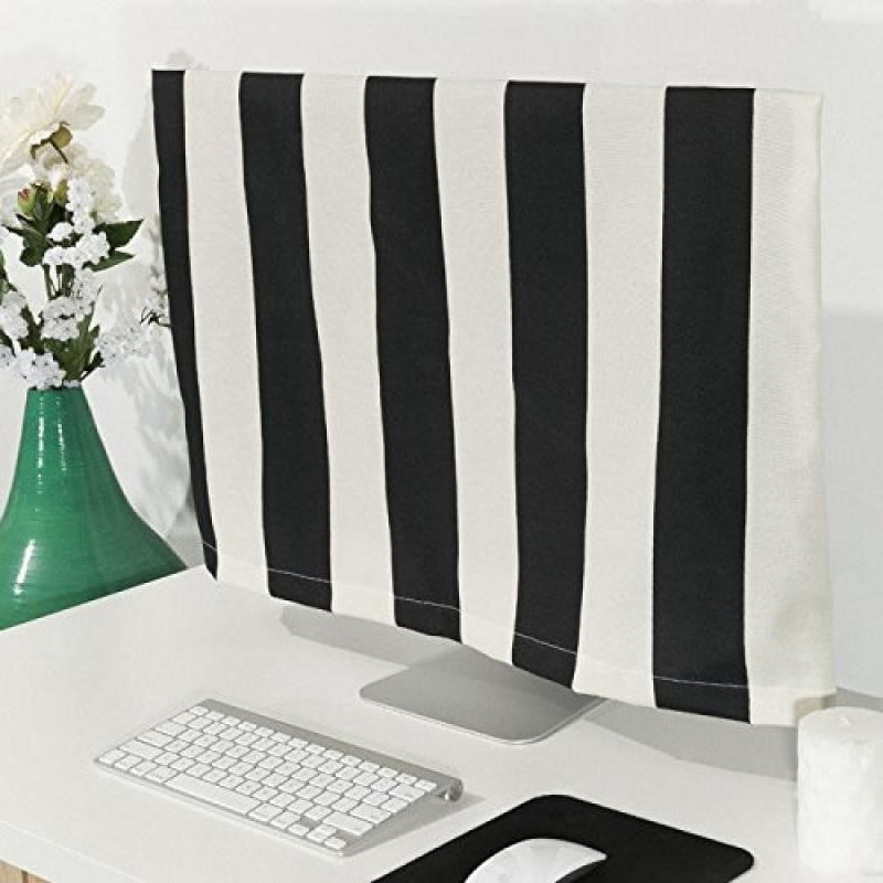 27" Black Vertical Stripe Screen Cover