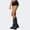 Black, variant on Womens Fold Over Shorts Cotton High Rise Stretchy Yoga Rollover Shorts Slim Fit Cute Lounge Shorts Micro Bottoms Pink,S