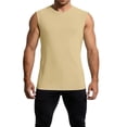 thumbnail image 2 of LIaqionyy Sleeveless Shirts for Mens Solid Color Tank Tops Workout Muscle Gym Ribbed Shirt Summer Clothes, 2 of 7