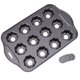 thumbnail image 1 of Yuarrent Molde de pastel con forma de flor de 12 ranuras, molde para hornear Pan, molde de Chocolate hecho a mano, bricolaje para el hogar, tienda de Utensilios de cocina Yuarrent HA020414-00, 1 of 1