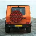 thumbnail image 6 of Rateoe Tomatoes And Chili Pattern Tire Cover Wheel Protectors Weatherproof Wheel Covers Universal Fit for Trailer Rv SUV Truck Camper Travel Trailers Accessories-17 inch, 6 of 6