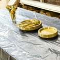 thumbnail image 7 of VeZees Disposable Clear Ultra Heavy Table Covers or Cover Protector: Pre Cut for use on Shabbos, Great for All Occasions(66x108 - 16 Count): 48CT, 7 of 7