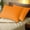 Orange, variant on LACKUST Hotel Grade Down Core - Soft and Supportive Bed Pillow for Back and Stomach Sleepers, Made of Skin-Friendly Cotton Fabric,White