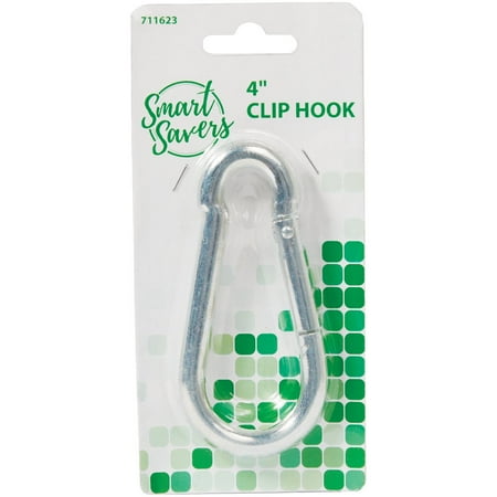 

12PK Smart Savers 15/32 In. 650 Lb. Load Capacity Zinc-Plated Steel Hook Clip