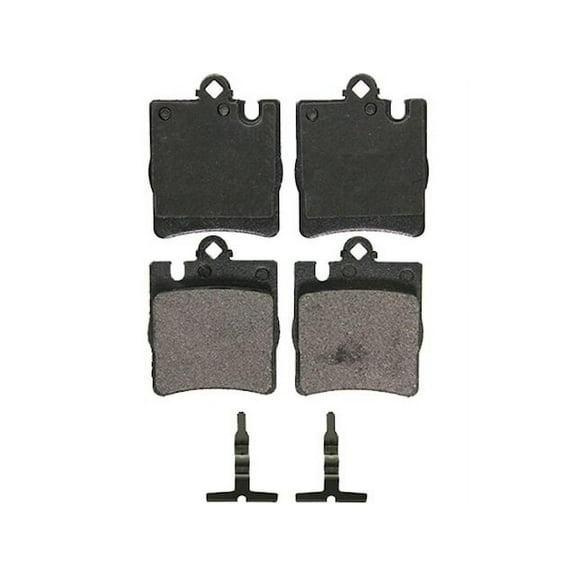 Rear Brake Pad Set - Compatible with 2001 - 2003 Mercedes-Benz CLK430 Base 2002