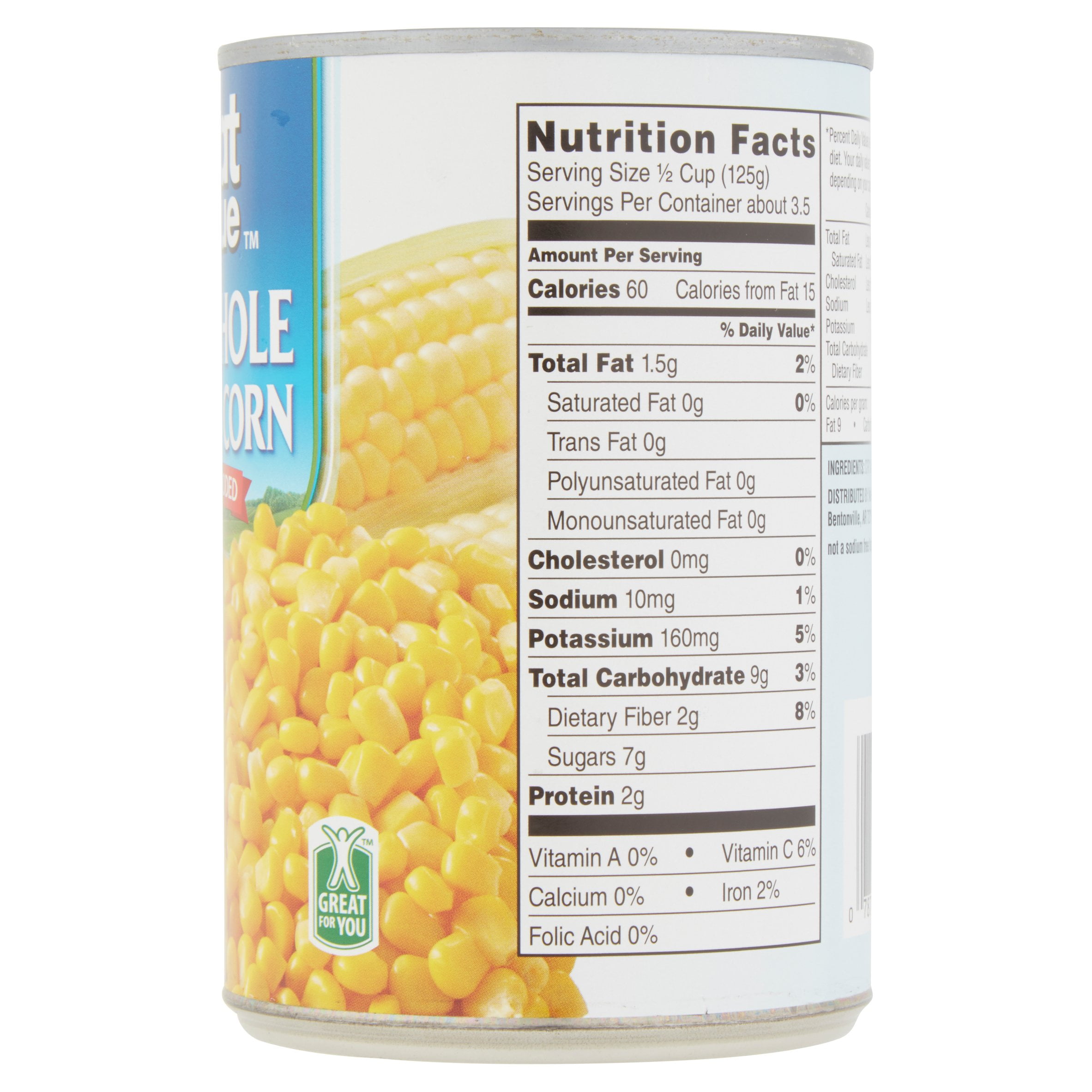Great Value Golden Sweet Whole Kernel Corn 1525 Oz Walmart with Health Benefits Of Canned Corn