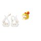 thumbnail image 1 of Elegante escultura de cisne y serpiente en resina cerámica, ideal para estantería, armario, mesa, centro de mesa, decoración de oficina o dormitorio., 1 of 8