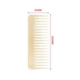 thumbnail image 3 of Wide Tooth Detangling Comb for Curly & Wet Hair – 1-Pack No Handle Styling Brush, Acetate Fiber Shampoo Comb, 3 of 7